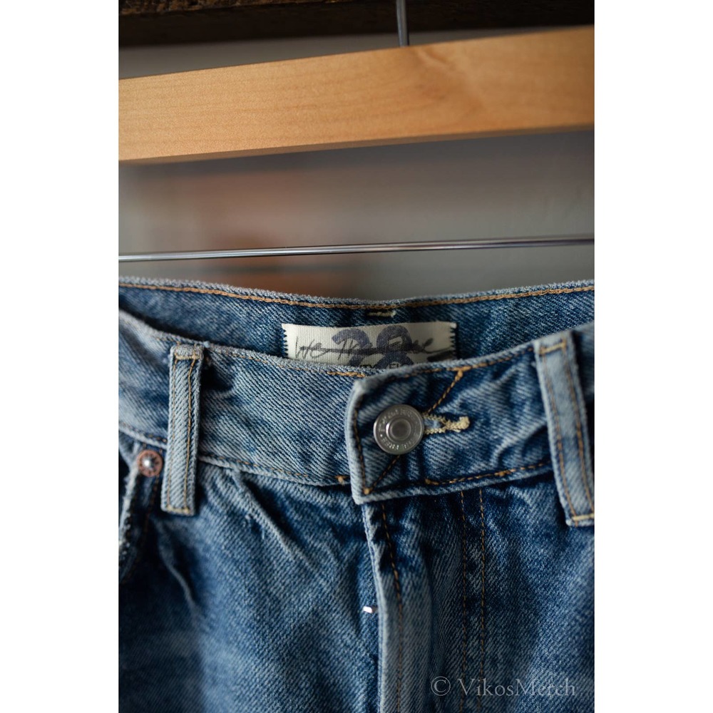 Destroyed Jeans Tattered Blue NEW - Picture 4 of 9